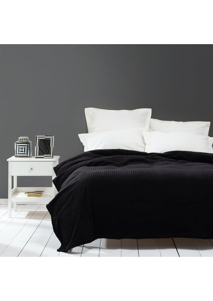Home Joena Tek Kişilik Battaniye Siyah (Pp)