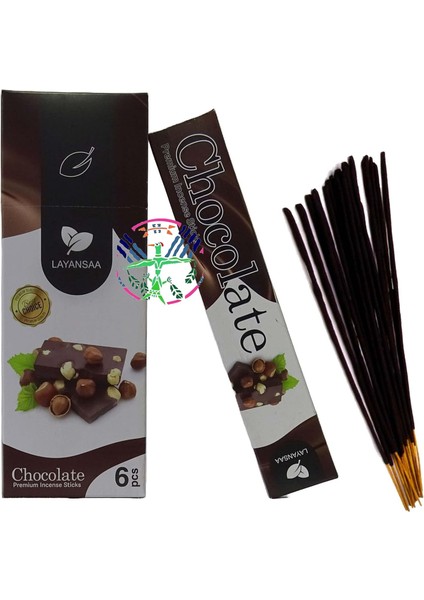 Chocolate (Çikolata) Kokusu Özel Aroma Kokusu Agarbatti Arınma 20 Adet 1 Paket Çubuk Tütsü