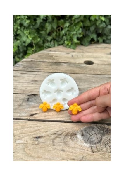 Concept Arı Yedili Mum Kalıbı (Silikon)