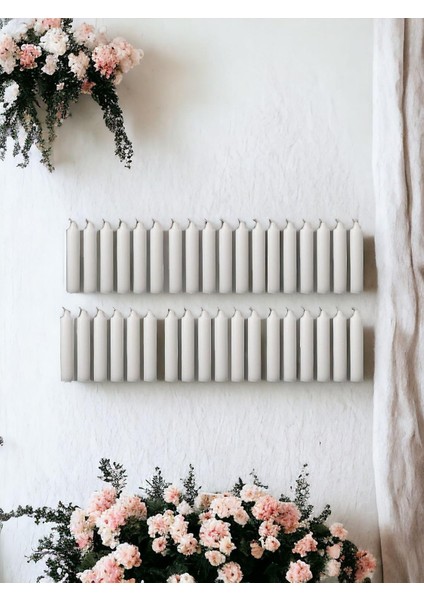 Mumu Kına Mumu Nişan Mumu Hediyelik Mum 40 Adet (10 cm )