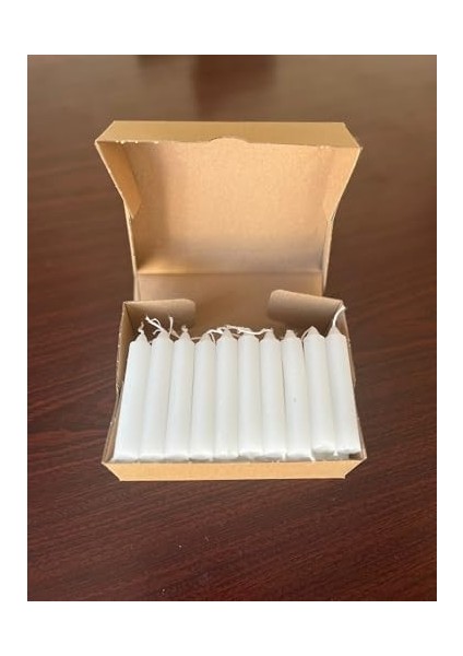 Mumu Kına Mumu Nişan Mumu Hediyelik Mum 40 Adet (10 cm )