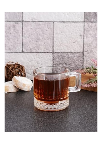Metrashop 55422 Elysia 2'li Kulplu Fincan 195CC