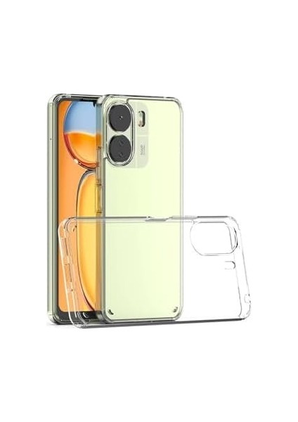 Iletişim Xiaomi Redmi 13C Kapak 1mm Süper Silikon Şeffaf Kılıf