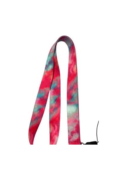 Fuşya Rengarenk Boyun Ipi ve Telefon Askısı Lanyard