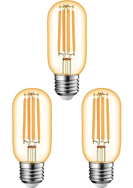 Vista Rustik LED Ampul, x Tasarımlı, Dekoratif Aydınlatma, Enerji Tasarruflu (3, T45-4 Watt)
