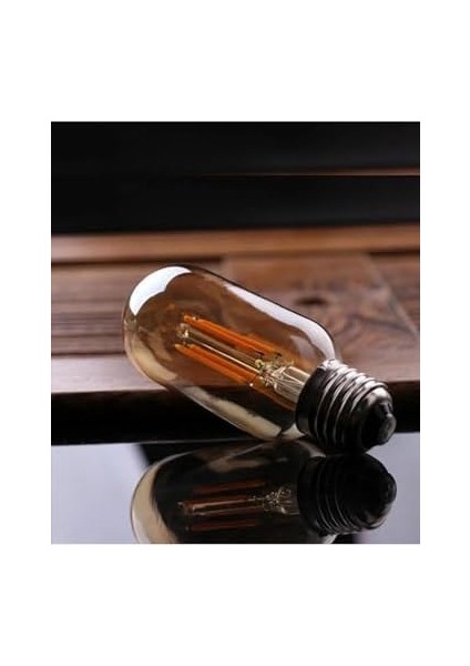 Vista Rustik LED Ampul, x Tasarımlı, Dekoratif Aydınlatma, Enerji Tasarruflu (3, T45-4 Watt)