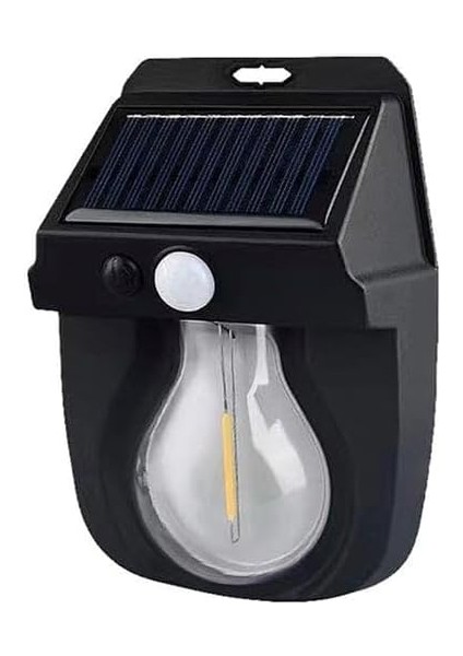 Solar Enerjili Güneş Enerjili Hareket Sensörlü Şarjlı LED Duvar Apliği Duvar Tipi LED Aplik CL-118