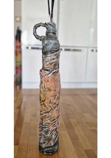 El Emeği Vazo Küp 64 x 18 cm