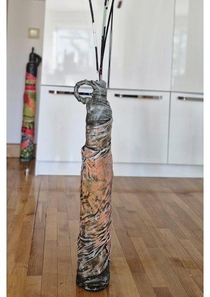 El Emeği Vazo Küp 64 x 18 cm