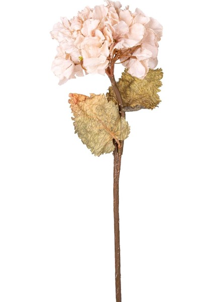 Yapay Çiçek Ortanca Tek Dal Krem 55 Cm.