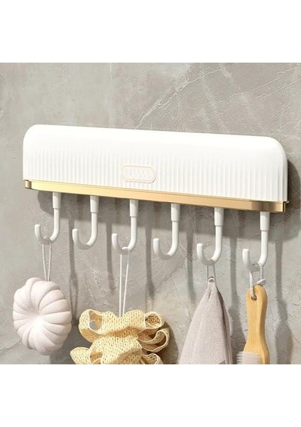Home Yapışkanlı Askı Seti, Hareketli Kancalar, Anahtarlık ve Havlu Askısı, Banyo ve Mutfak Için Çok Amaçlı Organizer, Kepçe,kevgir Askısı