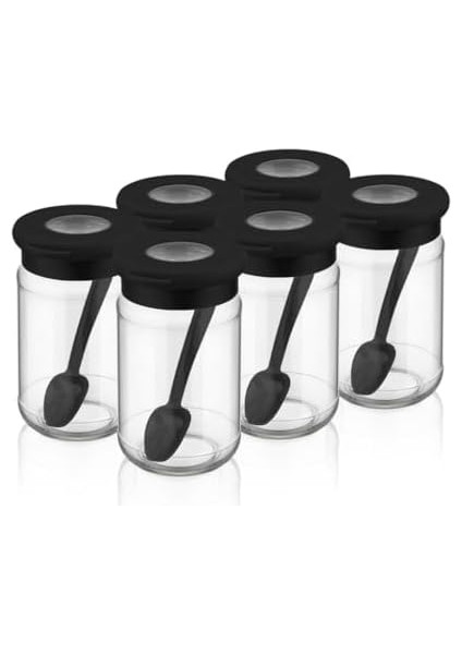 Life 6 Adet 400 ml Kendinden Kaşıklı Baharatlık Seti MIT1093