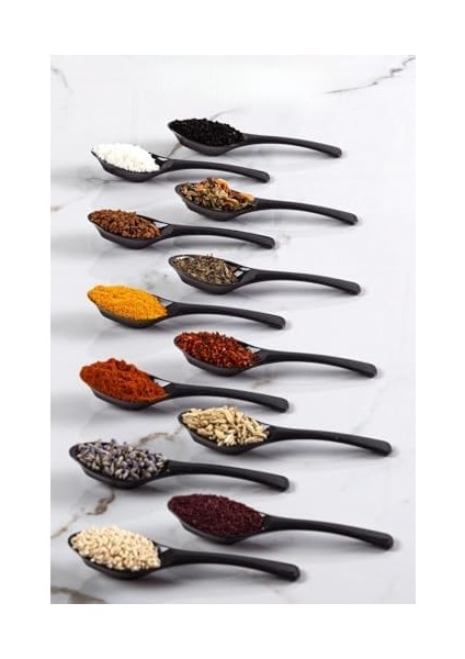 12 Adet Baharat Kaşığı Kahvaltılık Baharatlık Kaşığı Kaşık Seti fiyatları