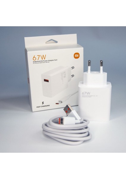 Xiaomi Redmi Note 11/11PRO/12/12 PRO/13/13PRO Uyumlu 4g Turbo Hızlı Şarj Aleti 67WATT Set