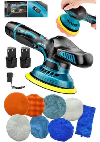 12V Şarjli Polisaj Makinası 7 Farklı Başlık fiyatları