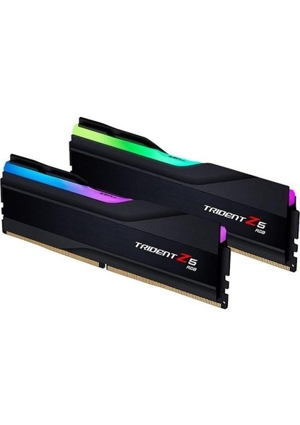 Gskıll 32GB (2x 16GB) Ddr5 7800MHZ CL36 Dual Kıt Rgb Pc Ram Trıdent Z5 F5-7800J3646H16GX2-TZ5RK