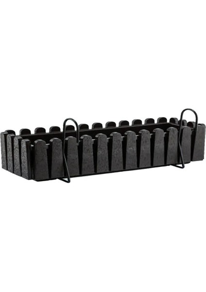 SO-İB03 Antrasit Askılı Balkon Saksı Takım 14 Lt No 3