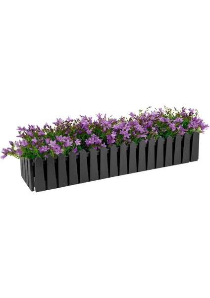 SO-İB03 Antrasit Askılı Balkon Saksı Takım 14 Lt No 3