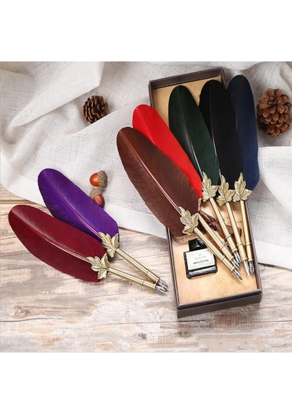 Büro Ev Ofis Hediyesi Için Mürekkepli Divit Kalem Deri Defter Seti fiyatları