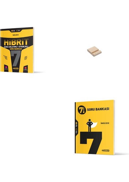 7. Sınıf Hibrit Etkinlikli ve Soru Bankası Ingilizce + Telefon Tutucu