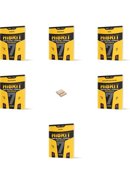 7. Sınıf Hibrit Serisi Tüm Dersler 6lı Set Soru Bankası + Telefon Tutucu