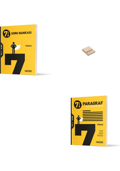 7. Sınıf Türkçe ve Paragraf Soru Bankası + Telefon Tutucu