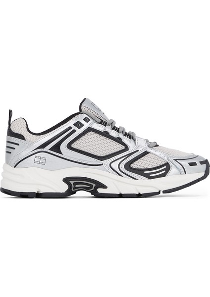 Beyaz - Siyah Erkek Sneaker Archıve'97 Metallıc