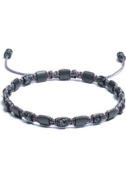 Varisit, Hematit Doğal Taş Bileklik, Tasarım Bileklik, Unisex, 4mm 6mm İpli Ayarlanabilir fiyatları