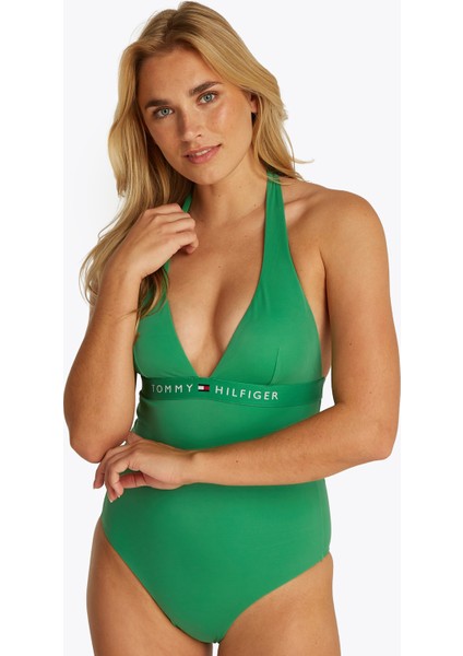 Yeşil Kadın Halter Mayo UW0UW05850L13