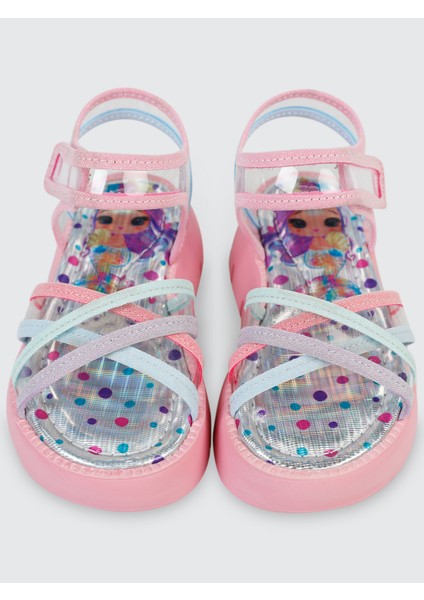 Kız Çocuk Sandalet 26-30 Numara Pembe modelleri