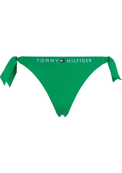 Yeşil Kadın Yandan Ipli Cheeky Bikini Alt UW0UW04497L13 indirimleri