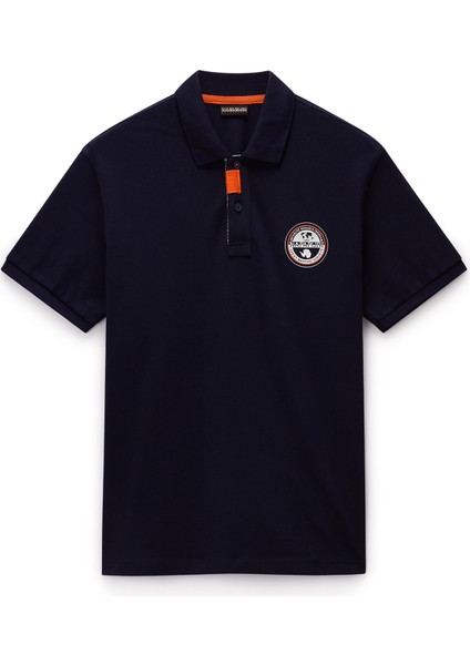 NP0A4ID31761-E-CLANIS Ss Lacivert Relaxed Erkek T-Shirt