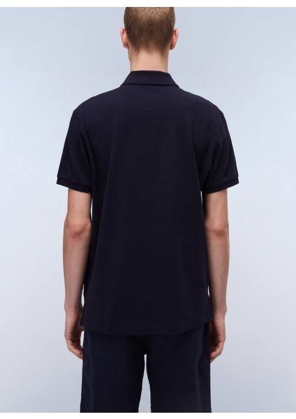 NP0A4ID31761-E-CLANIS Ss Lacivert Relaxed Erkek T-Shirt modelleri