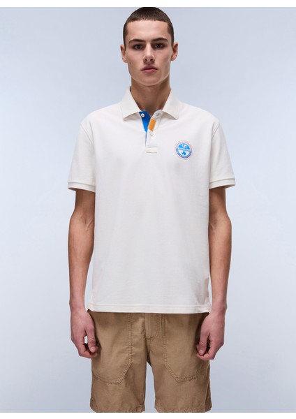 NP0A4ID3N1A1-E-CLANIS Ss Beyaz Relaxed Erkek T-Shirt