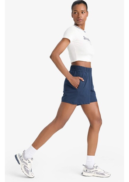 fit Oversize Geniş Kalıp Kısa Paça Sporcu ŞORT C6135AX25SM