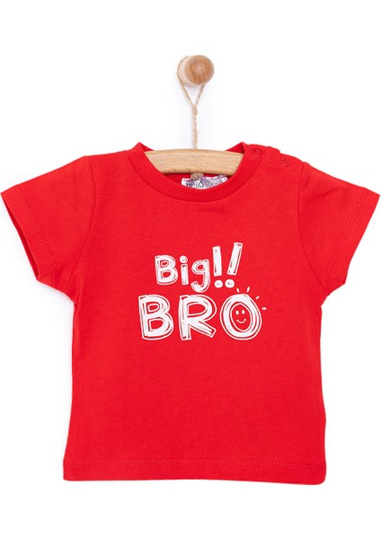 Big Bro Baskılı Basic Tshirt Erkek Bebek