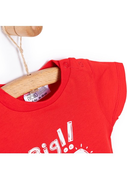 Big Bro Baskılı Basic Tshirt Erkek Bebek