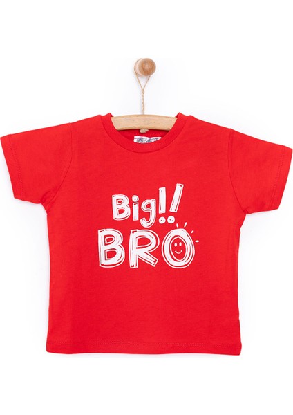 Big Bro Baskılı Basic Tshirt Erkek Bebek