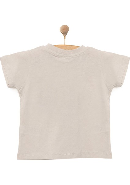 Basic Dalga Baskılı Tshirt Erkek Bebek