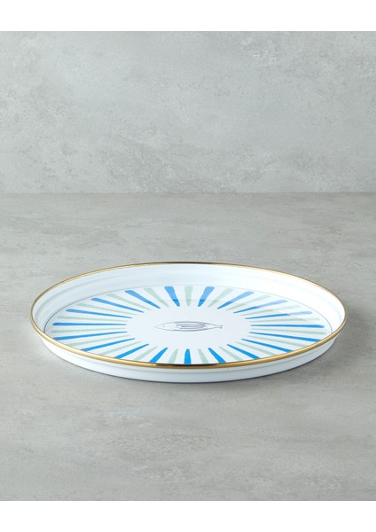 Aqualuna Emaye Tepsi 31 cm Mavi fiyatları