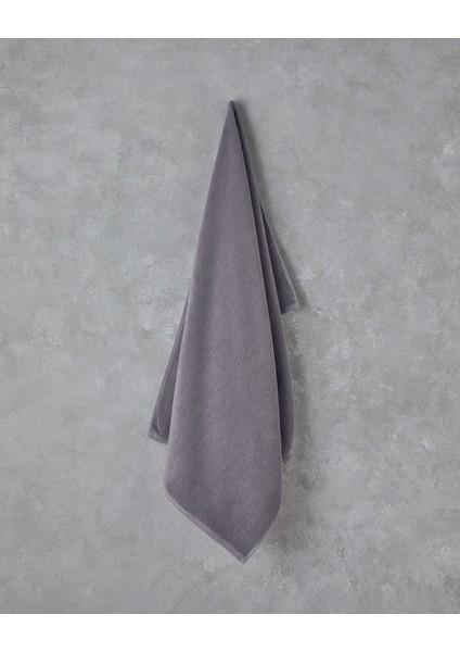 Fluffy Cotton Plus Pamuklu Banyo Havlusu 70 x 140 cm Gri