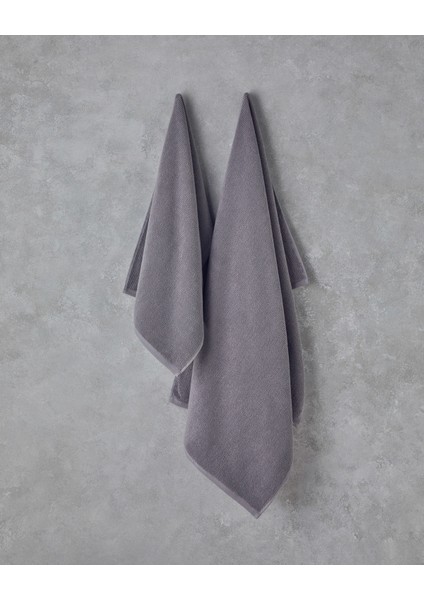 Fluffy Cotton Plus Pamuklu Banyo Havlusu 70 x 140 cm Gri modelleri