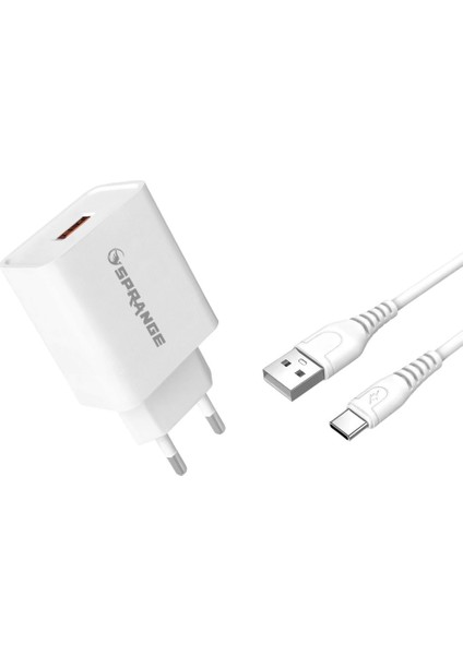Vıa M35 T-40 22W Hızlı Şarj Yerli Üretim - Type-C Data & Şarj USB Kablo