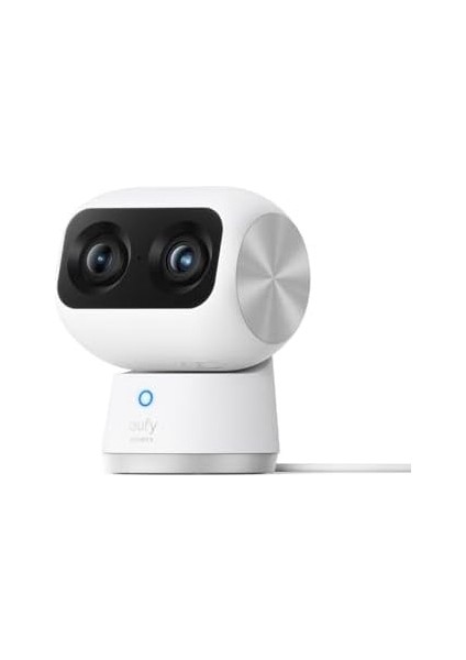 Security Çift Lensli 4K UHD 360 Derece Dönebilen Kızılötesi Gece Görüşlü Akıllı Ip Kamera S350-8X Zoom - 360° Ptz - Wi-Fi 6 - Yapay Zekalı Kamera (Anker Türkiye Garantili)