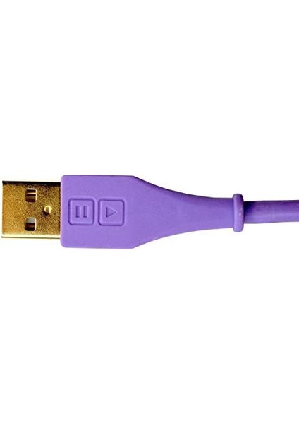 Techtools Chroma Cables Usb-A To B - 1.5mt | Straight Purple
