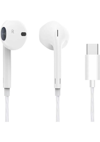 ER08 Type-C Kulaklık Beyaz