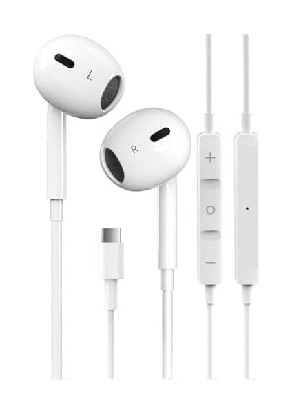 Kablolu Kulak Içi Kulaklık 120 cm Ses Açma Kapama Hd Ses Kalitesi Mikrofonlu Type C Kulaklık Samsung Xiaomi Iphone 15 Promax fiyatları