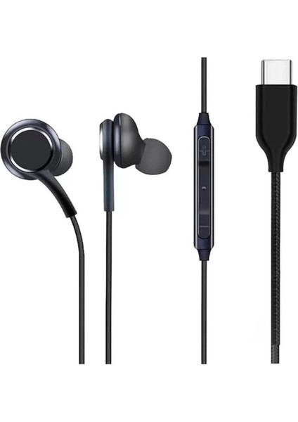 Için Kulaklık, Type C Kablolu, USB C Tipi Kulaklıklar iPhone 15-15 Plus-15 Pro-15 Pro Max Uyumlu Type-C Galaxy S23 S22 S20 Fe S21 Ultra Z Fold 3 Z Flip A53 A54 Uyumlu