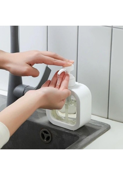 400 ml Dikdörtgen Banyo Mutfak Sıvı Sabunluk Bulaşık Lavabo Deterjanlık,tezgah Üstü Dikdörtgen Banyo Mutfak Sıvı Sabunluk | Banyo Mutfak Bulaşık Lavabo Deterjanlık (2)