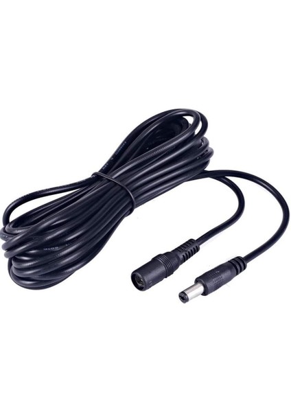 Dc Adaptör Uzatma Kablosu 1 Metre 5.5mm x 2.1mm 5 Amper Dişi Erkek 4382